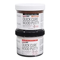 System Three Quick Cure Putty, Mahogany, 8-oz Kit