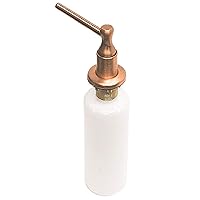 Westbrass Standard Kitchen Sink Soap/Lotion Dispenser, Antique Copper, D217-11