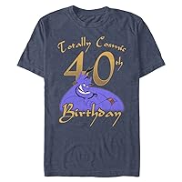 Disney Princesses Genie Birthday 40 Men's Tops Short Sleeve Tee Shirt