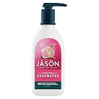 JASON Rosewater Invigorating Body Wash, For a Gentle Feeling Clean, 30 Fluid Ounces