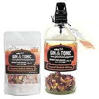 Rokz | Spirit Infusion Bottle and Cocktail Mix Set | Gin & Tonic