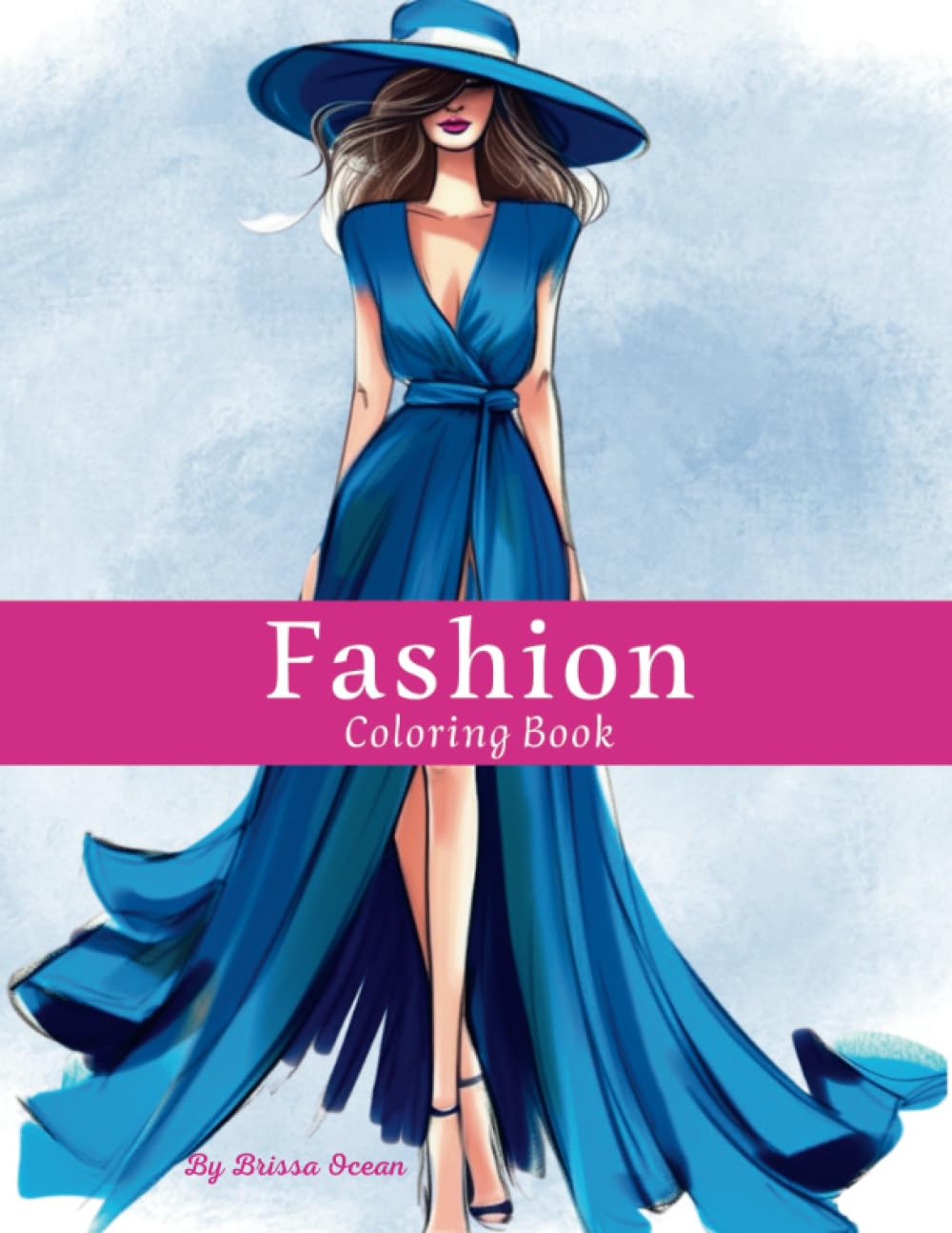 Fashion Coloring Book For Adults. Glamour and Glitz: A Sparkling Coloring Book for Fashionable Adults: Get Creative with These 55 Dazzling and Trendy Designs. Coloring Book For Adults Relaxation.
