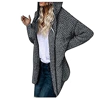 RMXEi plus size jacket Women's Fashion Casual Versatile Loose Hoodie Solid Long Sleeve Plush Top Coat