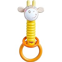 HABA 305924 - Sound Giraffe, Sound Toy from 6 Months, Yellow