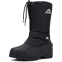 ALEADER Men's Winter Waterproof Insulated Shell Warm Inner Comfortable Outdoor Snow Boots