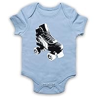 Unisex-Babys' Roller Skate Retro Baby Grow