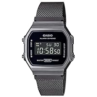 Casio Watch A168WEMB-1BEF, black, A168WEMB-1BEF
