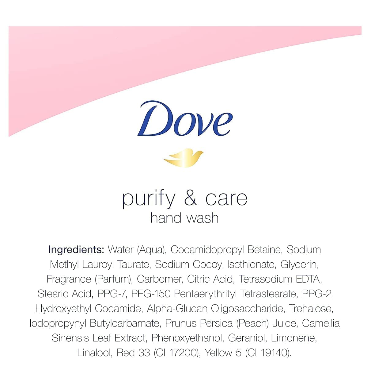 Dove Purify and Care Limited Edition Hand Wash, 18.59 Ounce (Pack of 2)