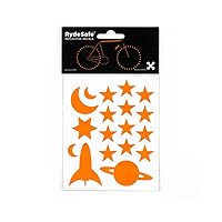 Reflective Stickers | Outer Space Kit (stars, moon, planet, space ship)