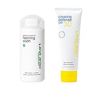 Clearing Defense SPF30 (2 Fl Oz) Sunscreen Moisturizer for Acne Prone Skin with Vitamin C - Lightweight and Mattifying, Helps Reduce Shine