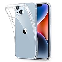 ESR Clear Case for iPhone 14 Case and iPhone 13 Case, Shockproof Thin Silicone Cover, Yellowing-Resistant Slim Transparent TPU Phone Case, Project Zero Series, Clear