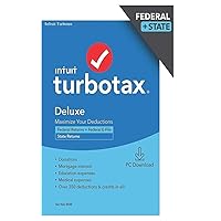 TurboTax: Deluxe 2020 Desktop Tax Software, Federal and State Returns + Federal E-file guide [PC Download] TurboTax: Deluxe 2020 Desktop Tax Software, Federal and State Returns + Federal E-file guide [PC Download] Paperback