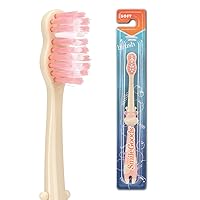 SmileGoods Y294 Child Pastel Giraffe Toothbrush, Soft, Individually Packaged Toothbrushes, Assorted Colors, Bulk Pack of 72