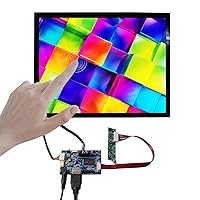 VSDISPLAY 12.1 Inch Touchscreen LCD Monitor 1024x768 Aspect Ratio 4:3 600 Nits with HD-MI Audio Board,for Industrial/Gaming Extra Display