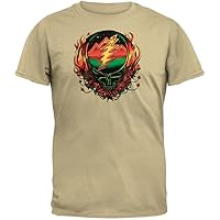 Grateful Dead - Scarlet Fire SYF Tan Adult T-Shirt - Small