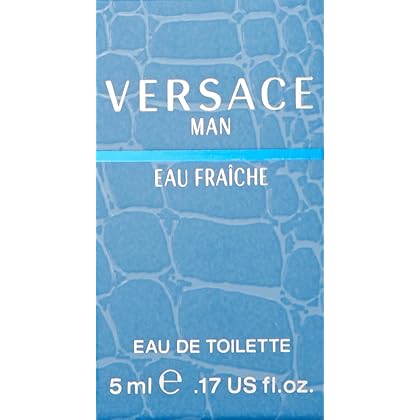 Versace Man Eau Fraiche, 0.17 Ounce
