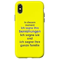 iPhone X/XS Blessings of Jesus: Multilingual Series (German version) Case