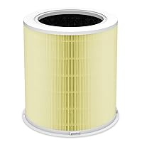 Replacement H13 HEPA Air Purifier Filter for CADR 400+ m³/h Air Purifier, Designed for Pets Odors Allergy, Activated Carbon