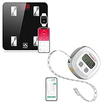 FITINDEX Smart Body Fat Scale, Smart Body Tape Measure