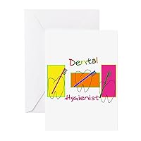 CafePress Dental Hygienist Folded Greeting Cards (10-pack) Matte