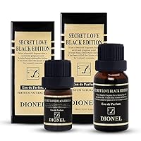 Dionel Secret Love inner perfume fragrance oil for underwear women Long-lasting feminine scent Black Edition 5ml(0.17fl.oz) + Black Edition 15ml(0.51fl.oz)