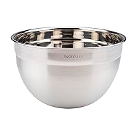 Tovolo Stainless Steel Mixing (7.5 Quart) Kitchen Metal Bowls for Baking & Marinating, Dishwasher-Safe