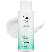 Glutathione Collagen Lotion - Intense Hydration and Firming for Dry Skin, Radiance Boost, Fast-Absorbing, Non-Greasy with Panthenol & Lactobacillus Extract, 5.3 fl.oz.