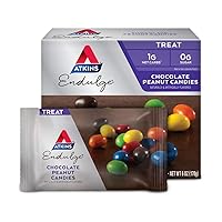 Atkins Endulge Chocolate Peanut Candies, Dessert Favorite, 0g Sugar, 20 Counts