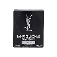 La Nuit De L'Homme Ysl Le Parfum Eau De Parfum Spray for Men, 2 Ounce