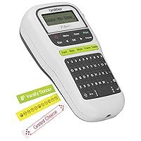 Brother P-Touch Label Maker, PTH110, Thermal Transfer Inkless Pocket Printer, Portable, Lightweight QWERTY Keyboard, One-Touch Keys & Multiple Templates for Home & Office Organization on The go