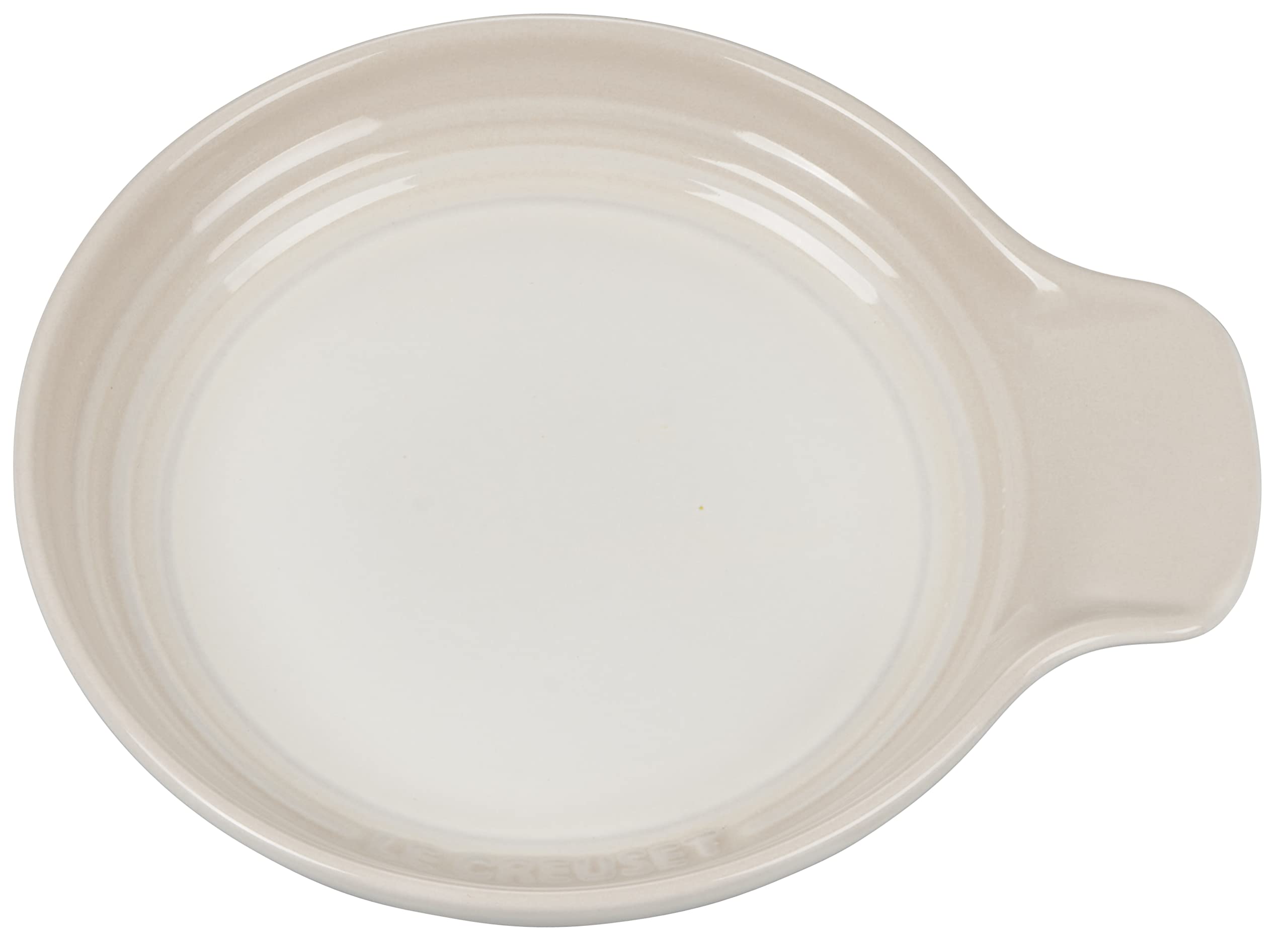 Le Creuset Signature Stoneware Spoon Rest, 6 Inches, Meringue