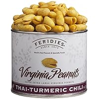 FERIDIES Thai Turmeric Chili Virginia Peanuts, 9 OZ