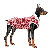 HEYWEAN Dog Surgery Recovery Suit for Abdominal Wound, E-Collar Cone Alternative After Surgery Wear, Protect Wound from Grooming and Scratching, Dog Surgical Post-Operative Bodysuit