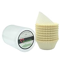 Premium White Standard Greaseproof Cupcake Liners Muffin Baking Cups for Wedding, 200-Count