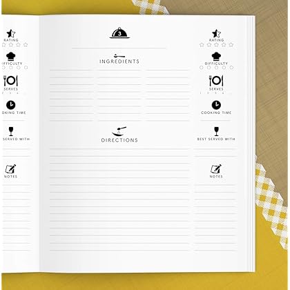 My Favorite Recipes: Blank Recipe Book to Write In: Collect the Recipes You Love in Your Own Custom Cookbook, (100-Recipe Journal and Organizer)