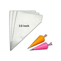 Pastry Bags, Burst-proof Non-slip Thickened Disposable Piping Bags for Cake Icing Frosting Decoration, 100-pack, 10-inch