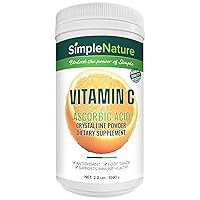 100% Pure Vitamin C Powder - 2.2 lbs - Food Grade Ascorbic Acid Supplement for Antioxidant, Immune Boost, Skin, Joints, & Overall Health