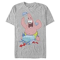 Nickelodeon Big & Tall Spongebob Squarepants Wrapper Patrick Men's Tops Short Sleeve Tee Shirt