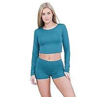 Hamishkane® Women's Stretchy Hot Pants - Versatile Mini Shorts for Women, Soft & Comfortable Slim Fit Ladies Shorts, Design for Summer, Casual and Nightlife Fashion Teal