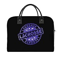 Lacrosse Stamp Seal Large Crossbody Bag Laptop Bags Shoulder Handbags Tote with Strap for Travel Office