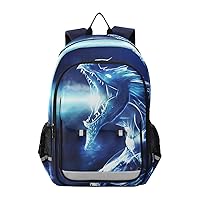 ALAZA Anime Dragon Laptop Backpack Purse for Women Men Travel Bag Casual Daypack with Compartment & Multiple Pockets