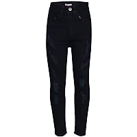 Boys Stretchy Jeans Kids Ripped Denim Skinny Jeans Pants Trousers Age 5-13 Years