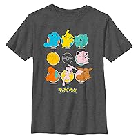 Pokemon Kids Poke Boys Short Sleeve Tee Shirt