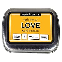 Magnetic Poetry - Little Box of Love Kit - Words for Refrigerator - Write Poems and Letters on The Fridge - Made in The USA