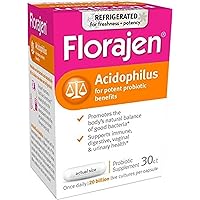 Florajen Acidophilus, 30 caps (Pack of 3)