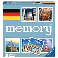 Ravensburger Germany Memory® - 20883 - The Classic Game Across Germany, Memory Game for 2-8 Players from 6 Years