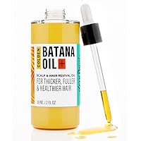 Golden Batana Oil for Hair Growth Dr Sebi | Organic Batana Oil From Honduras | Natural Hair Growth Oil For Fuller, Thicker & Healthier Hair | 2 oz
