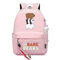 Student We Bare Bears Casual Cute Daypack-Large Graphic Bookbag Lightweight Durable Rucksack for Youth
