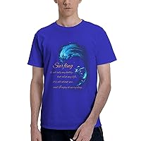 KUAKE Men Personalized Surfing is Not Only My Hobby But Also My Life It's All About Me T-Shirt