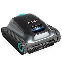 (2024 New) AIPER Scuba S1 Cordless Robotic Pool Cleaner, Pool Vacuum for Inground Pools, Wall and Waterline Cleaning, WavePath 2.0 Smart Navigation, 150 min Battery Life, for Pools up to 1,600 Sq.ft